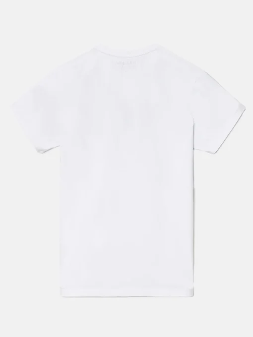 Silbon Smart Casual·Camisetas-Camiseta raqueta media blanca Blanco