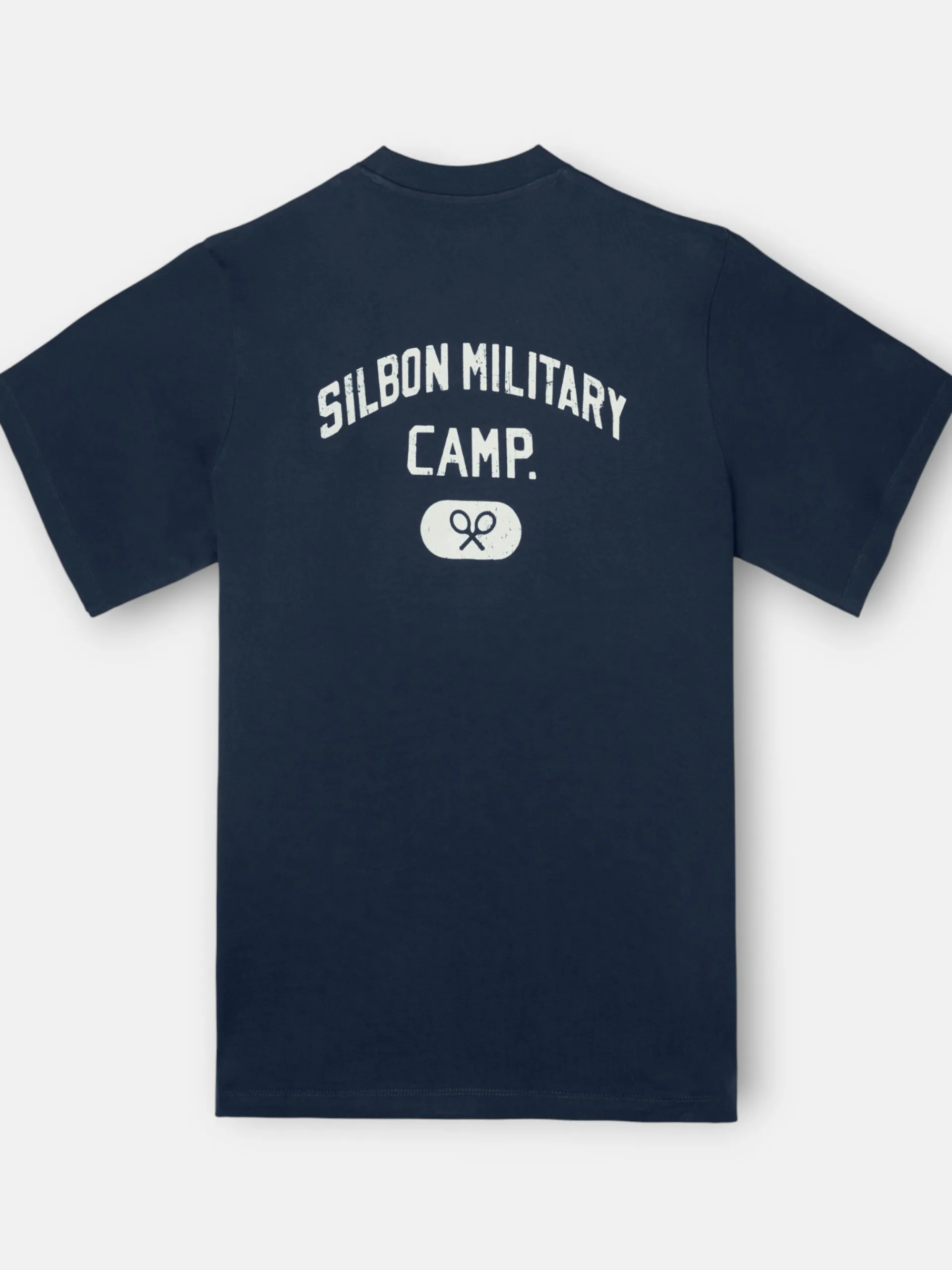 Silbon Smart Casual·Camisetas-Camiseta special fit military camp azul marino Azul marino