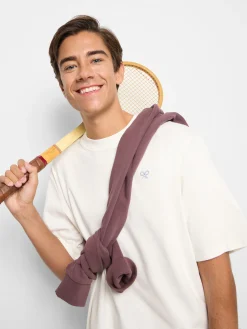 Silbon Camisetas|Smart Casual·Camisetas-Camiseta special fit two rackets blanca Blanco