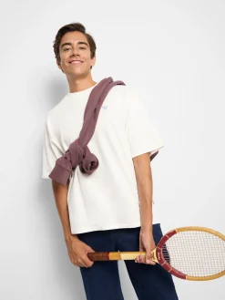 Silbon Camisetas|Smart Casual·Camisetas-Camiseta special fit two rackets blanca Blanco