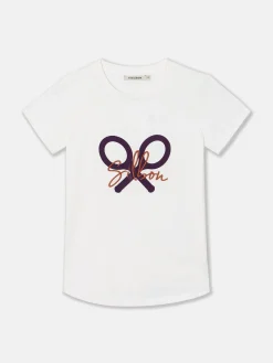 Silbon Camisetas, Polos Y Tops-Camiseta woman clasica Crudo