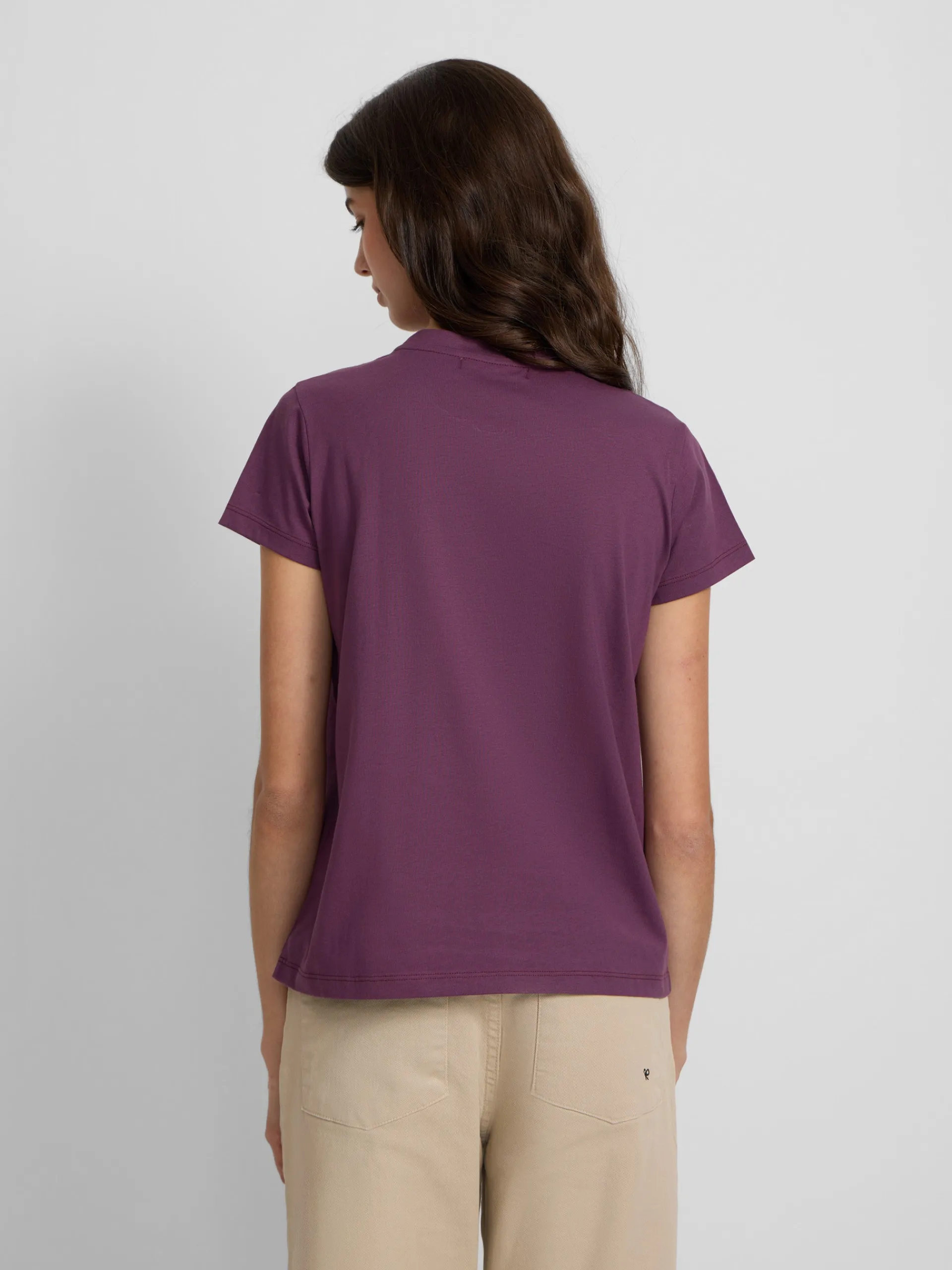 Silbon Camisetas, Polos Y Tops-Camiseta woman clasica raqueta Morado