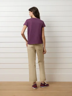 Silbon Camisetas, Polos Y Tops-Camiseta woman clasica raqueta Morado