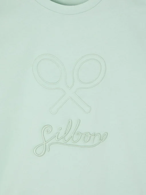 Silbon Camisetas, Polos Y Tops-Camiseta woman clasica Verde