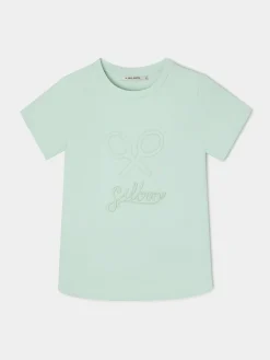Silbon Camisetas, Polos Y Tops-Camiseta woman clasica Verde