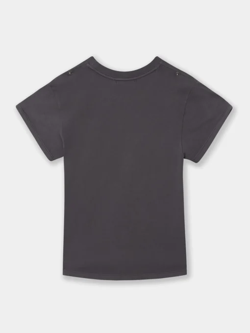 Silbon Camisetas, Polos Y Tops-Camiseta woman manga roll out negra Negro