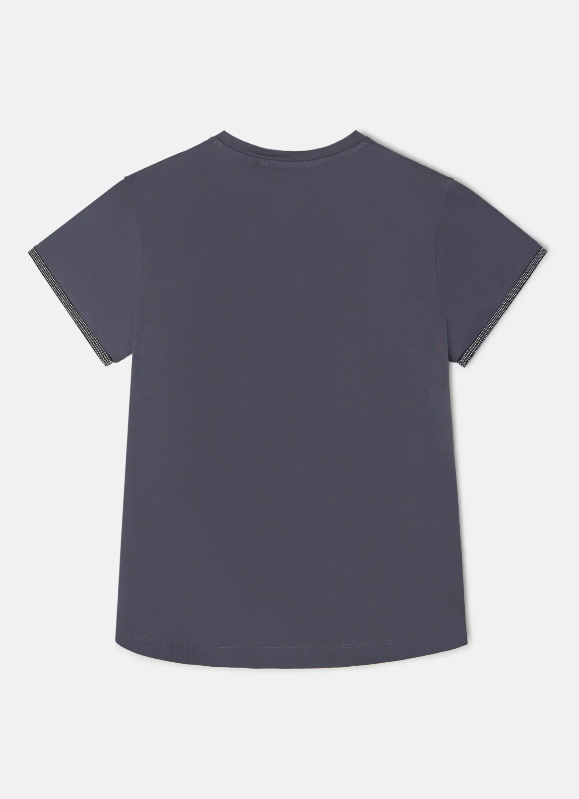 Silbon Camisetas, Polos Y Tops-Camiseta woman nudo cuello negra Negro