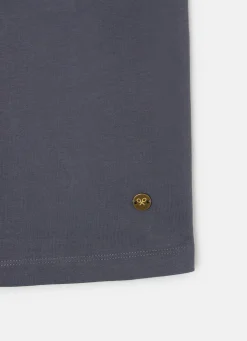 Silbon Camisetas, Polos Y Tops-Camiseta woman nudo cuello negra Negro