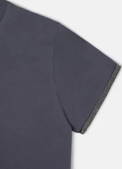 Silbon Camisetas, Polos Y Tops-Camiseta woman nudo cuello negra Negro