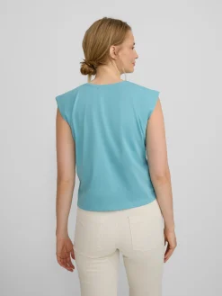 Silbon Camisetas, Polos Y Tops-Camiseta woman sun Azul