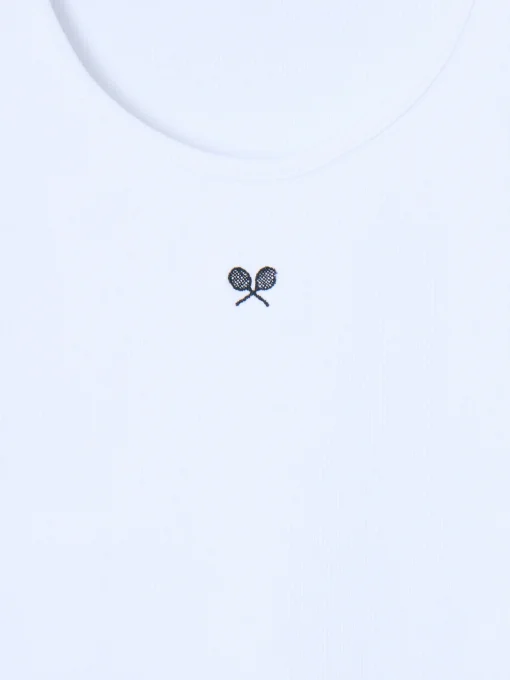 Silbon Camisetas, Polos Y Tops-Camiseta woman tank blanca Blanco
