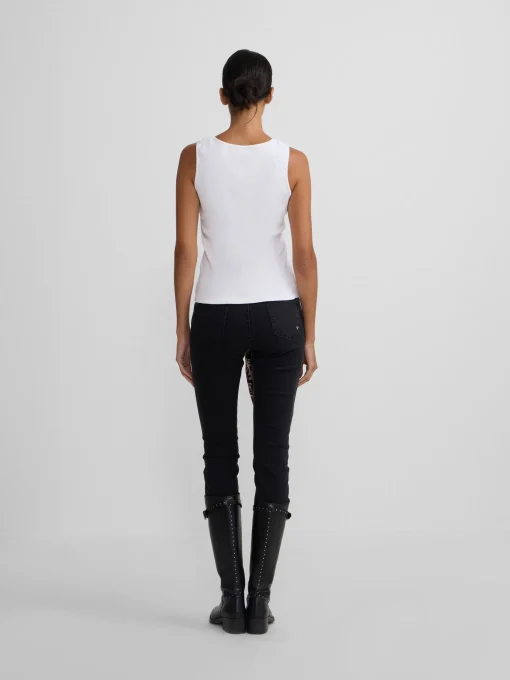 Silbon Camisetas, Polos Y Tops-Camiseta woman tank blanca Blanco