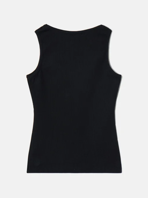 Silbon Camisetas, Polos Y Tops-Camiseta woman tank negra Negro