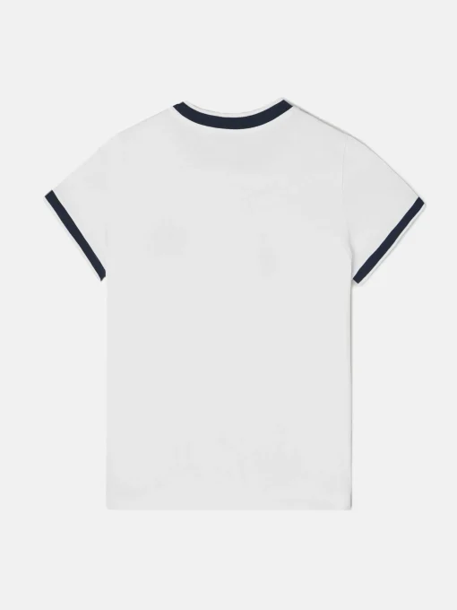Silbon Camisetas, Polos Y Tops-Camiseta woman varsity blanca Blanco