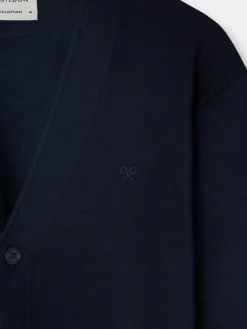 Silbon Smart Casual·Jerséis Y Cárdigan-Cardigan classic azul marino Azul marino