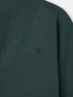 Silbon Smart Casual·Jerséis Y Cárdigan-Cardigan classic verde oscuro Verde oscuro