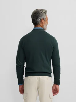 Silbon Smart Casual·Jerséis Y Cárdigan-Cardigan classic verde oscuro Verde&nbsp;oscuro