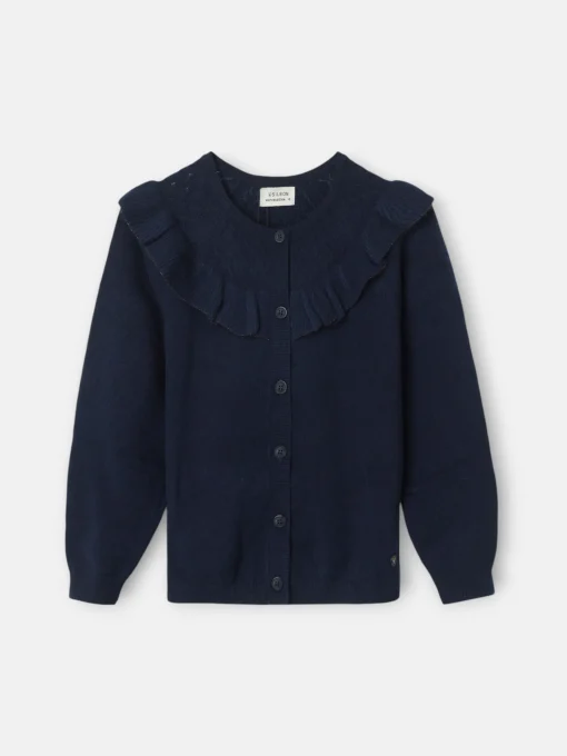 Silbon Exterior Y Punto-Cardigan girl punto volante marino Azul marino