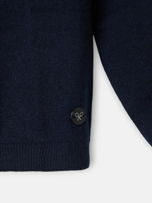 Silbon Exterior Y Punto-Cardigan girl punto volante marino Azul marino