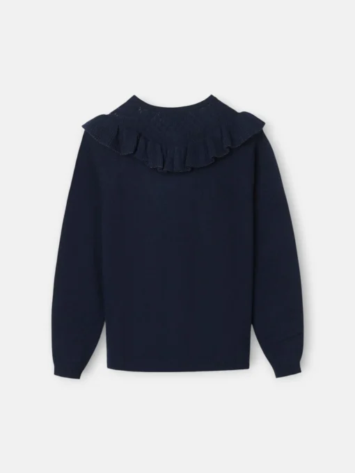 Silbon Exterior Y Punto-Cardigan girl punto volante marino Azul marino