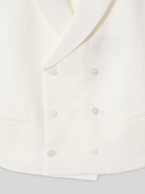 Silbon Formal Y Etiqueta·Chalecos-Chaleco chaque clasico blanco roto Blanco hueso