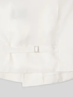 Silbon Formal Y Etiqueta·Chalecos-Chaleco chaque clasico blanco roto Blanco hueso
