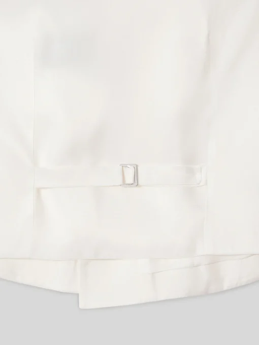 Silbon Formal Y Etiqueta·Chalecos-Chaleco chaque clasico blanco roto Blanco hueso