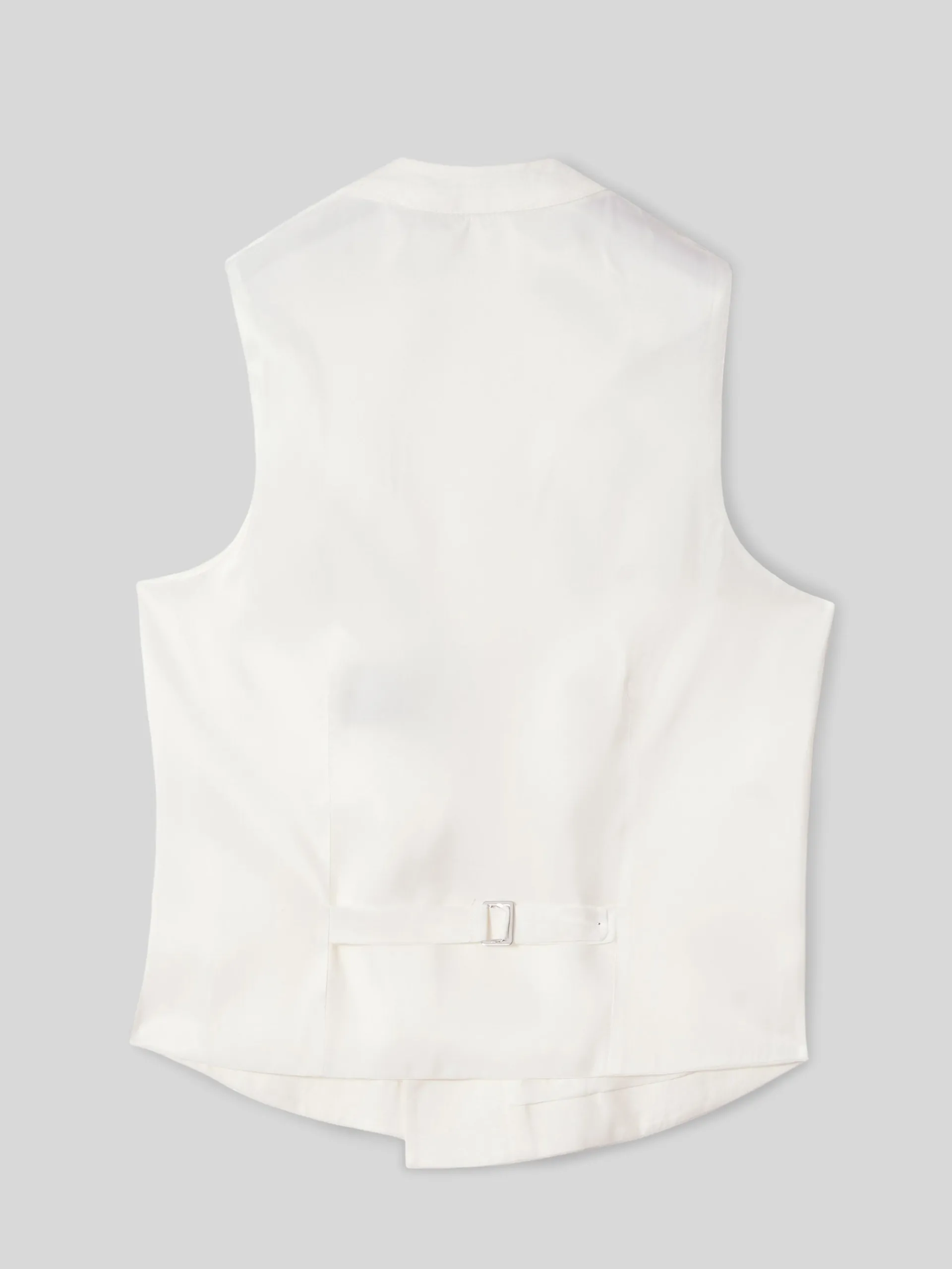Silbon Formal Y Etiqueta·Chalecos-Chaleco chaque clasico blanco roto Blanco hueso