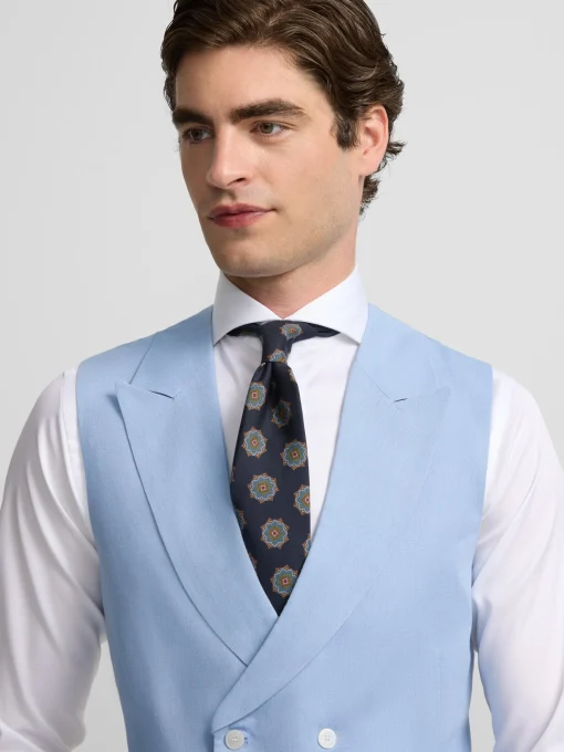 Silbon Formal Y Etiqueta·Chalecos-Chaleco chaque cuello clasico azafata Sin color