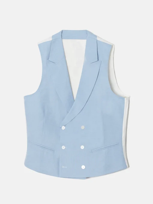 Silbon Formal Y Etiqueta·Chalecos-Chaleco chaque cuello clasico azafata Sin color