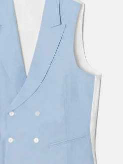 Silbon Formal Y Etiqueta·Chalecos-Chaleco chaque cuello clasico azafata Sin color