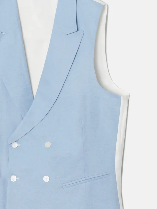 Silbon Formal Y Etiqueta·Chalecos-Chaleco chaque cuello clasico azafata Sin color