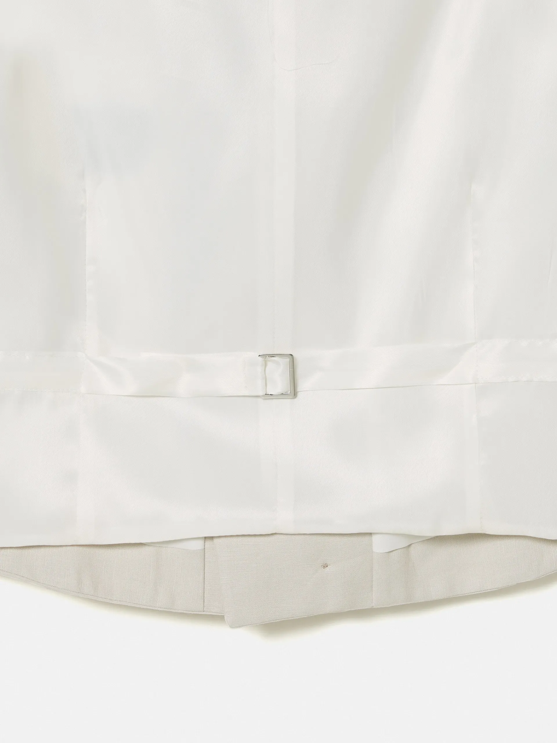 Silbon Formal Y Etiqueta·Chalecos-Chaleco chaque cuello redondo perla Gris