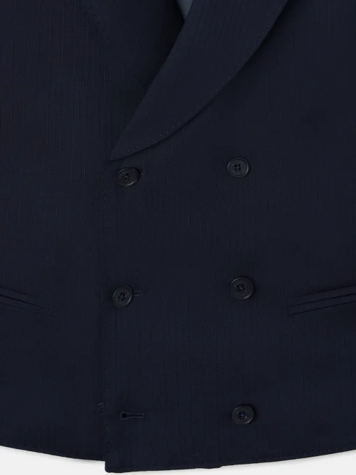 Silbon Formal Y Etiqueta·Chaqués Y Esmoquin|Formal Y Etiqueta·Chalecos-Chaleco chaque espiga azul marino Azul marino