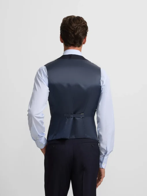 Silbon Formal Y Etiqueta·Chaqués Y Esmoquin|Formal Y Etiqueta·Chalecos-Chaleco chaque espiga azul marino Azul marino