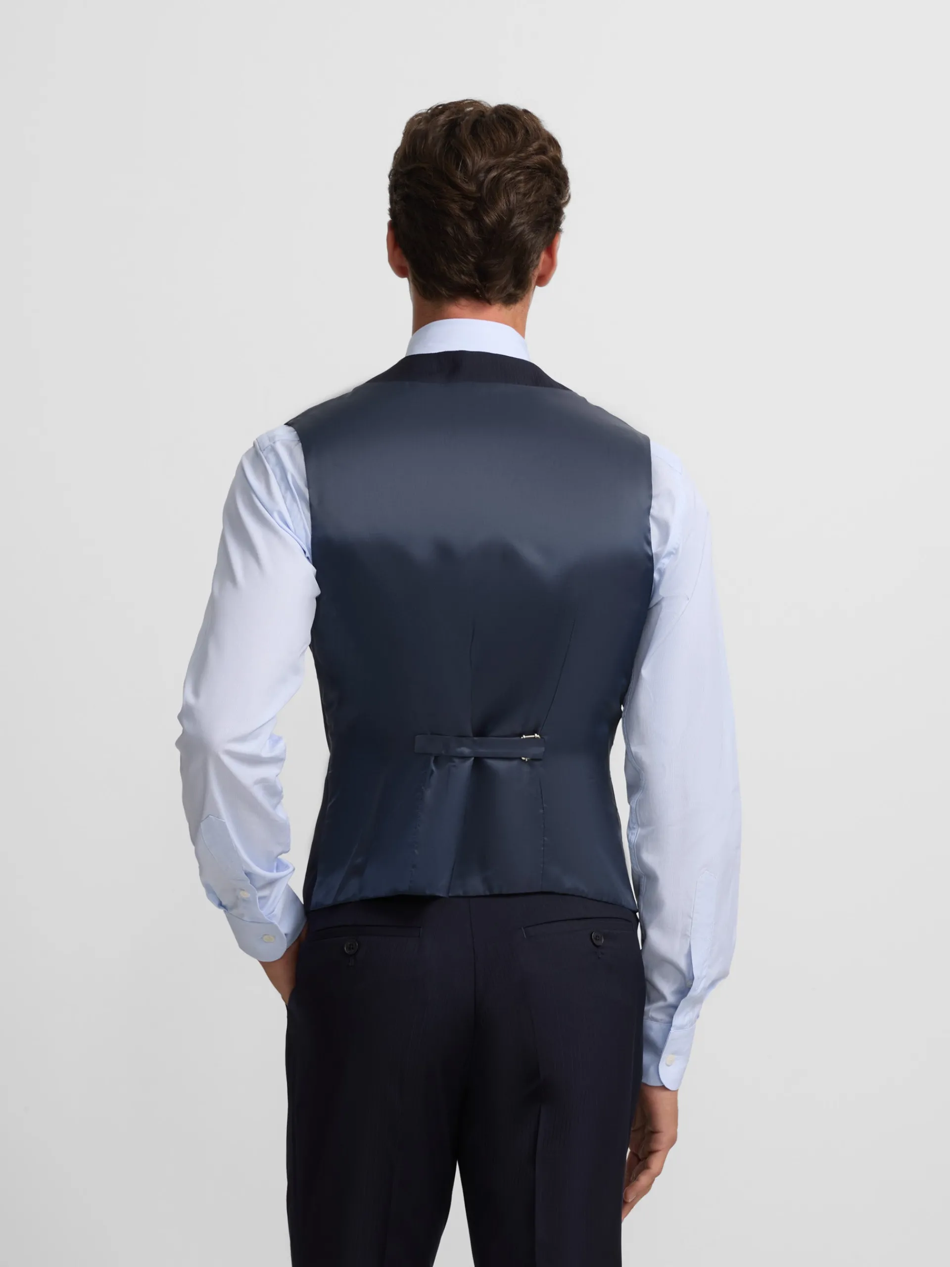 Silbon Formal Y Etiqueta·Chaqués Y Esmoquin|Formal Y Etiqueta·Chalecos-Chaleco chaque espiga azul marino Azul marino