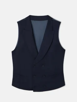 Silbon Formal Y Etiqueta·Chaqués Y Esmoquin|Formal Y Etiqueta·Chalecos-Chaleco chaque espiga azul marino Azul marino