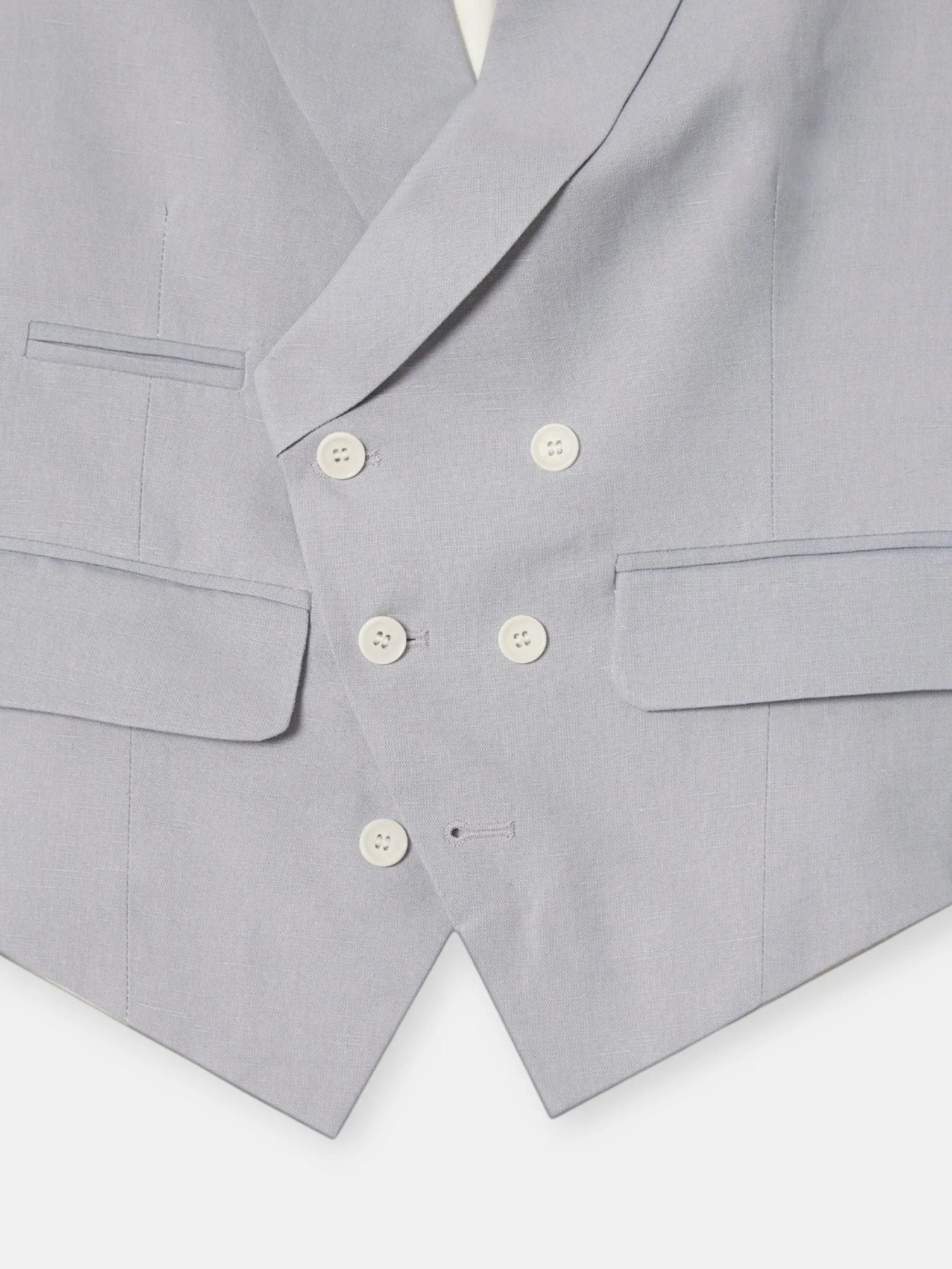 Silbon Formal Y Etiqueta·Chalecos-Chaleco chaque tailoring azul medio Azul medio
