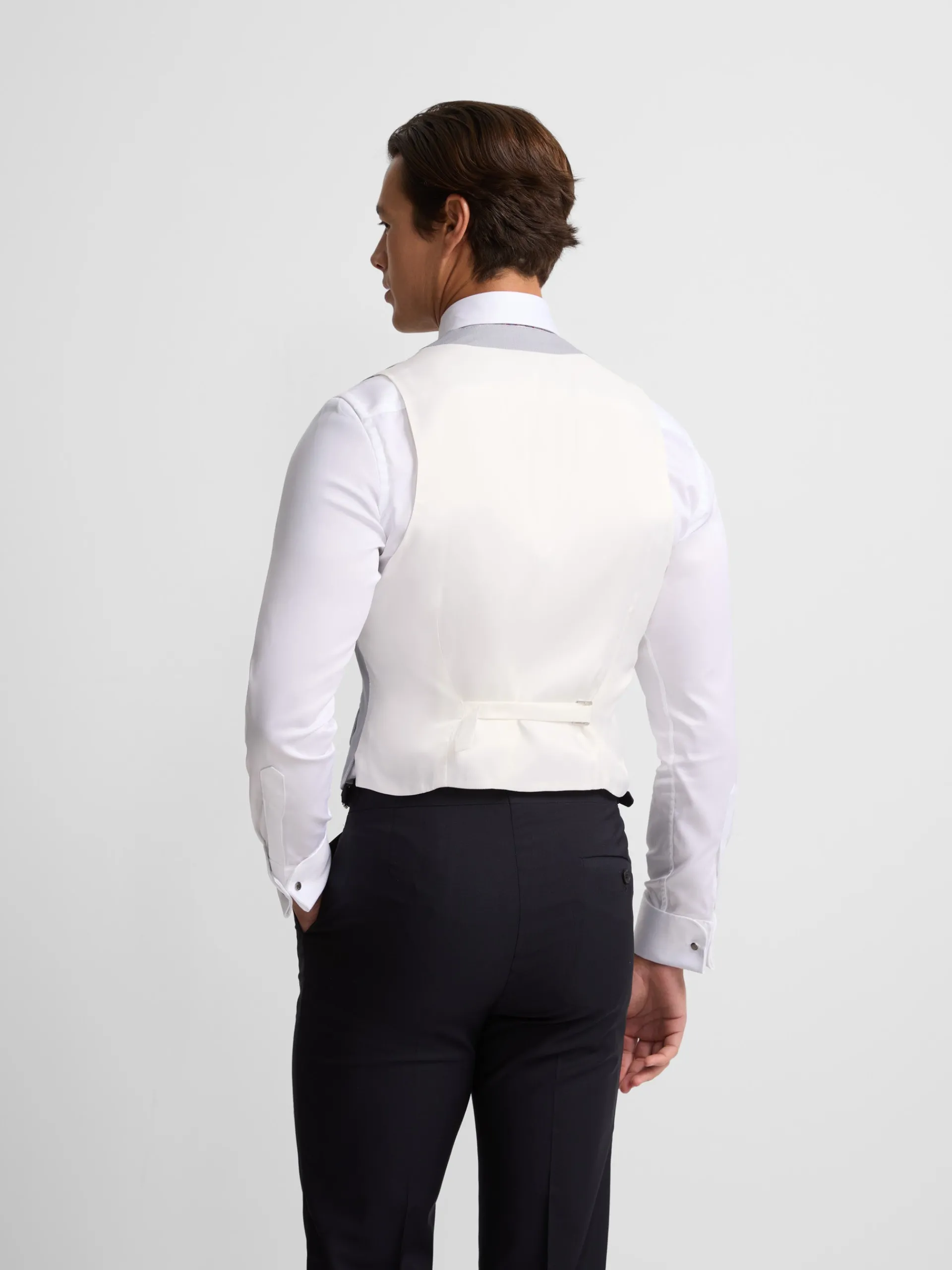 Silbon Formal Y Etiqueta·Chalecos-Chaleco chaque tailoring azul medio Azul medio
