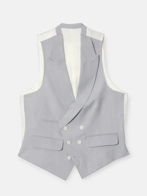 Silbon Formal Y Etiqueta·Chalecos-Chaleco chaque tailoring azul medio Azul medio