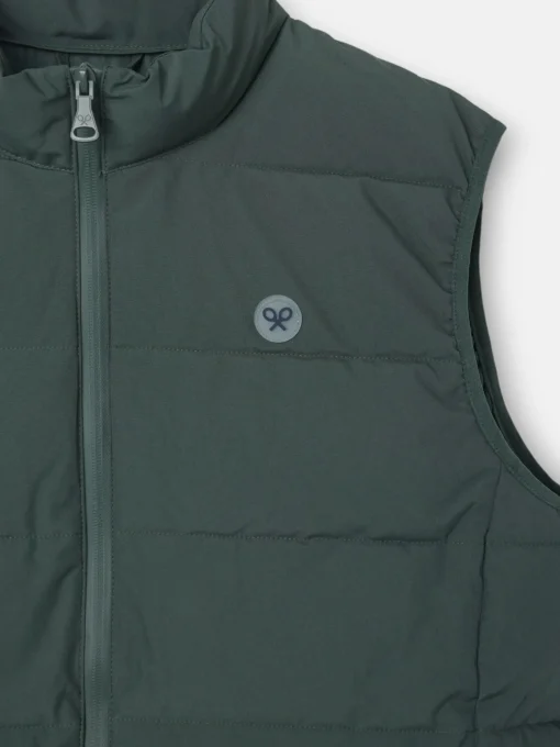 Silbon Smart Casual·Abrigos Y Cazadoras-Chaleco clasico tecnico Verde