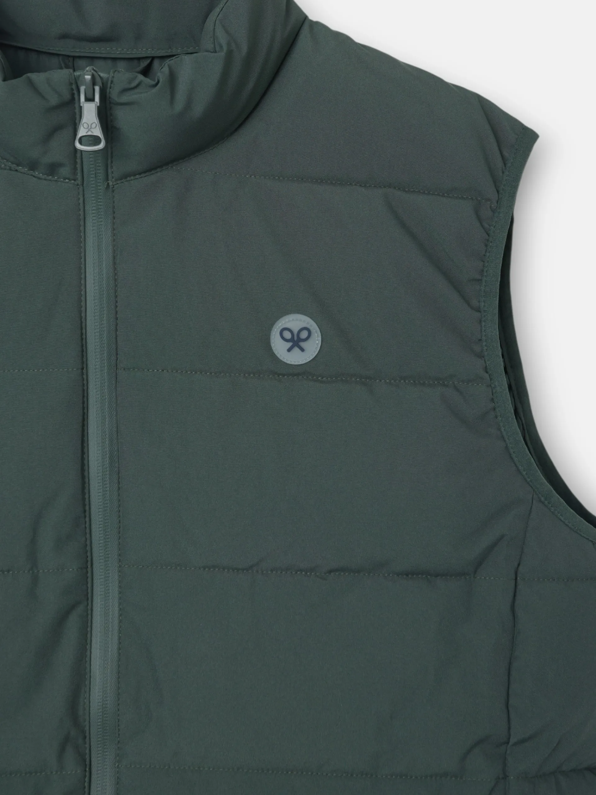 Silbon Smart Casual·Abrigos Y Cazadoras-Chaleco clasico tecnico Verde