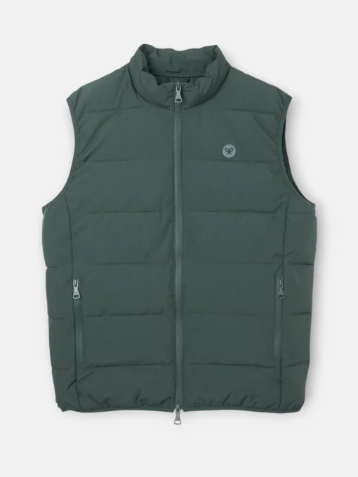 Silbon Smart Casual·Abrigos Y Cazadoras-Chaleco clasico tecnico Verde