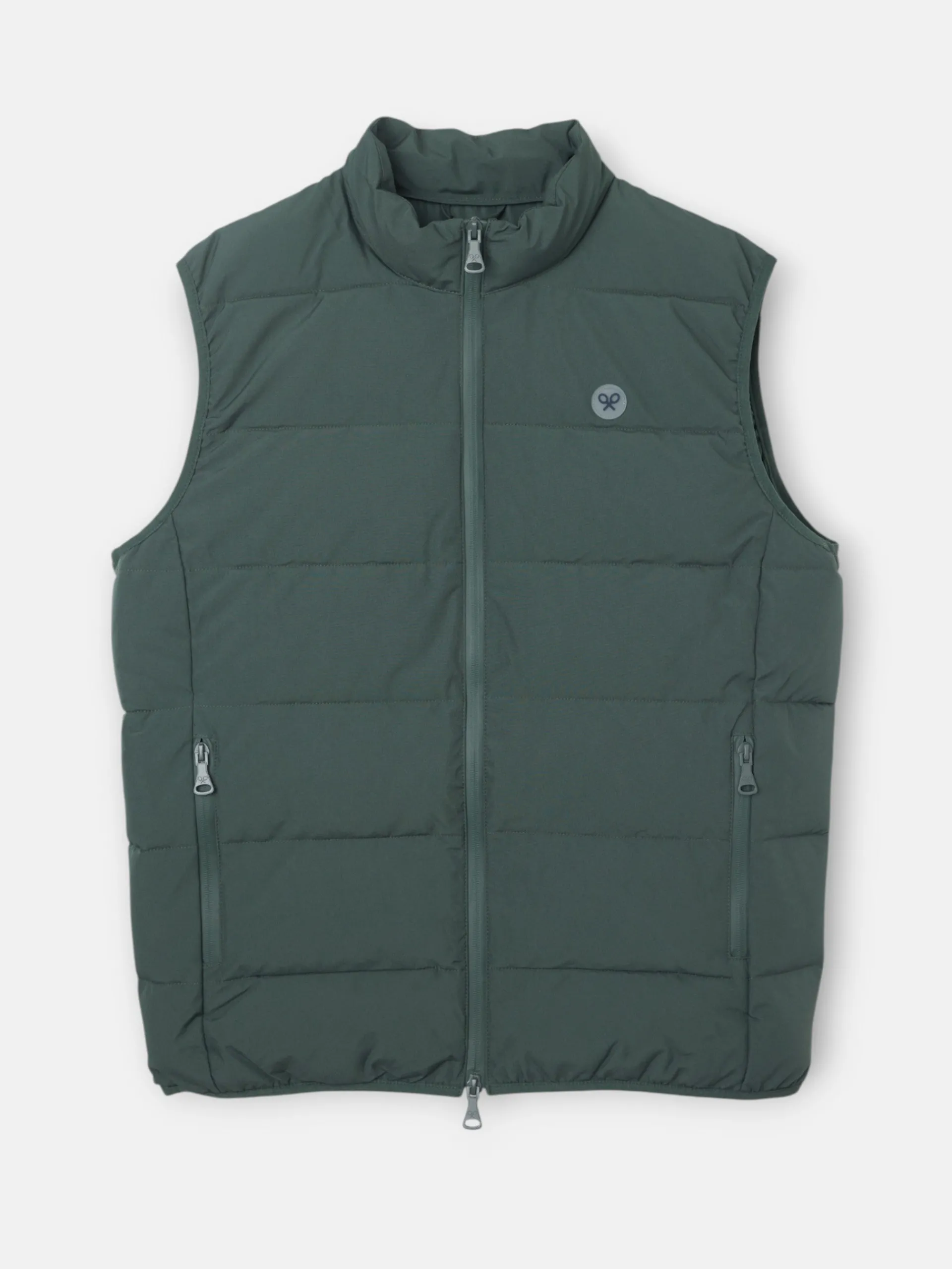 Silbon Smart Casual·Abrigos Y Cazadoras-Chaleco clasico tecnico Verde