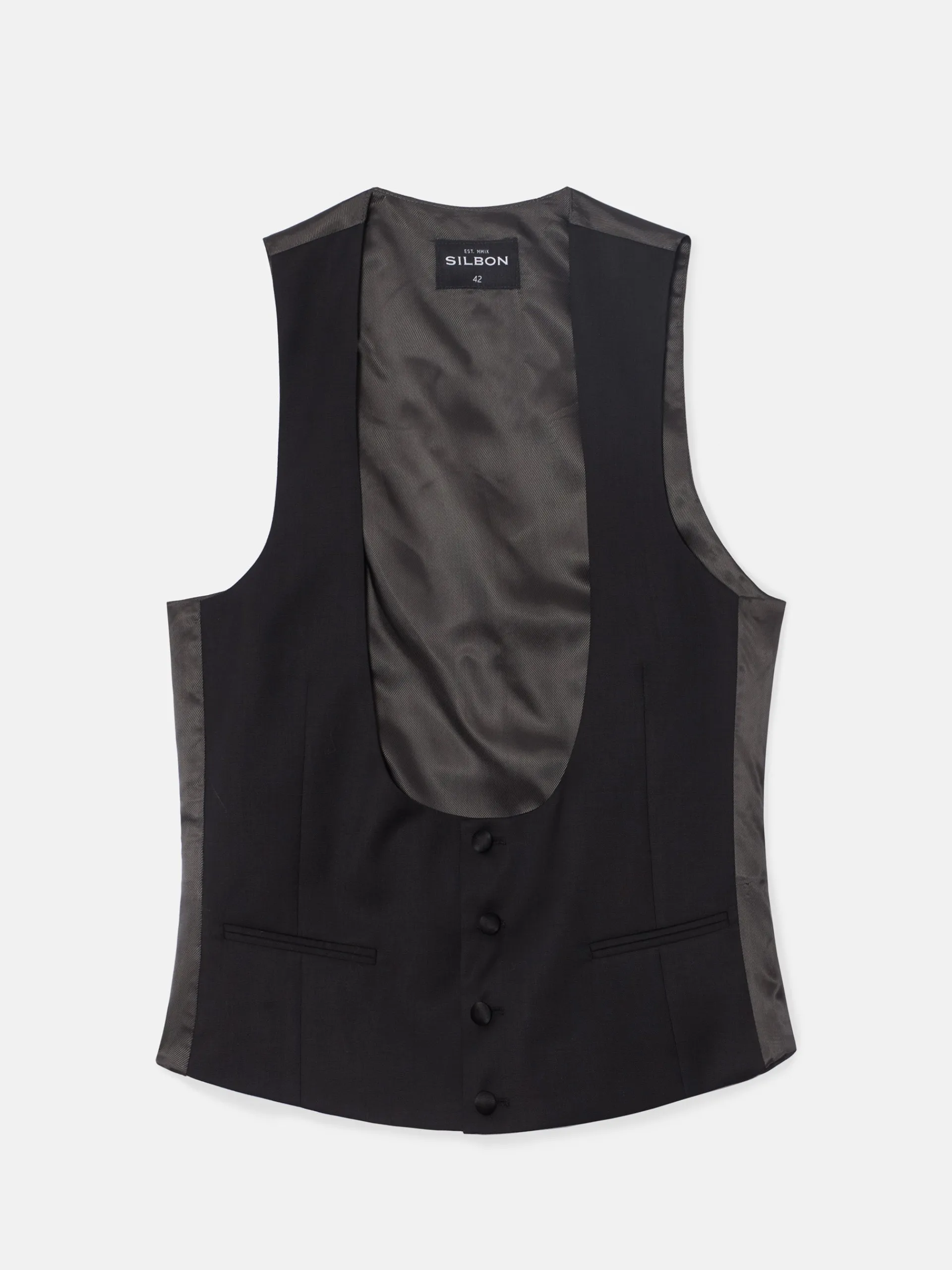 Silbon Formal Y Etiqueta·Chalecos|Formal Y Etiqueta·Chaqués Y Esmoquin-Chaleco esmoquin classic Negro