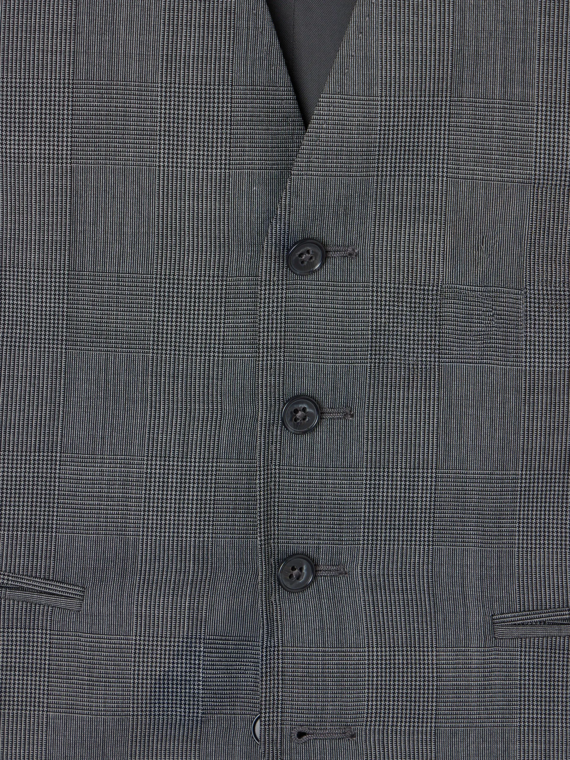 Silbon Formal Y Etiqueta·Trajes|Formal Y Etiqueta·Chalecos-Chaleco recto traje principe de gales Gris