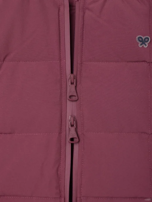 Silbon Smart Casual·Abrigos Y Cazadoras-Chaleco tecnico cuadros Burdeos