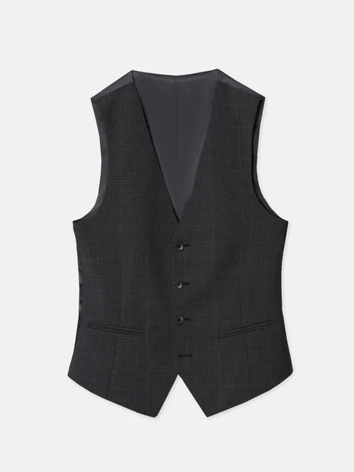 Silbon Formal Y Etiqueta·Chalecos-Chaleco traje principe de gales Gris