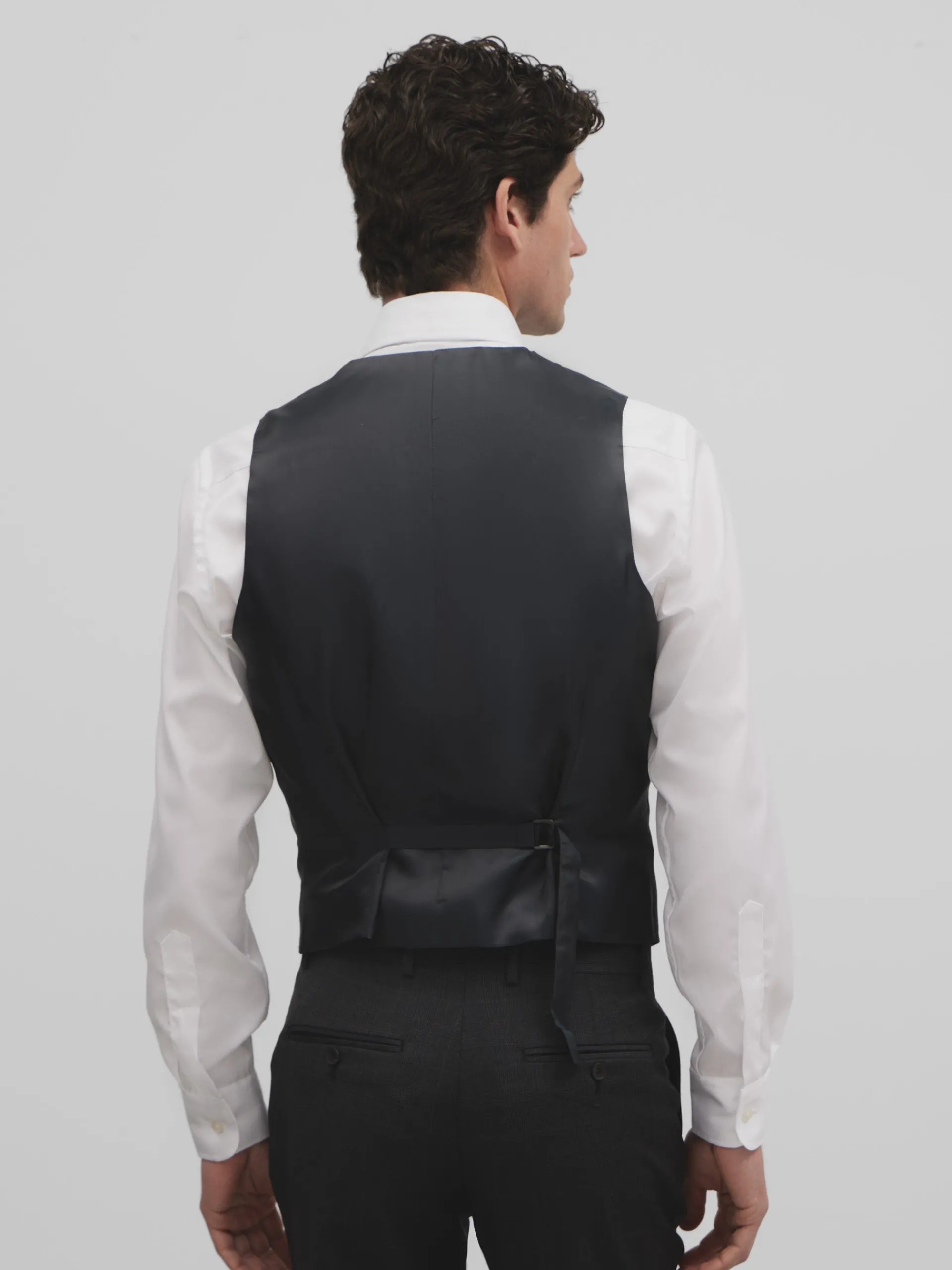 Silbon Formal Y Etiqueta·Chalecos-Chaleco traje principe de gales Gris
