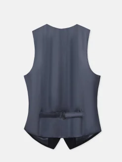 Silbon Formal Y Etiqueta·Chalecos-Chaleco traje raya diplomatica azul marino Azul marino